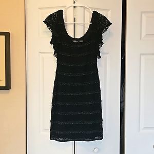 Black and Silver Guess Dress